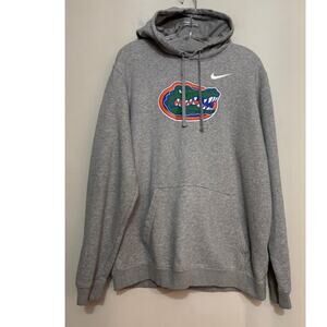 Nike Hoodie Sweatshirt Pullover Florida Gators Gray Mens XL